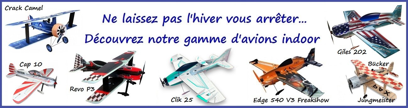 Arrivage d'avions Indoor et ailes volantes en EPP de chez Rc Factory