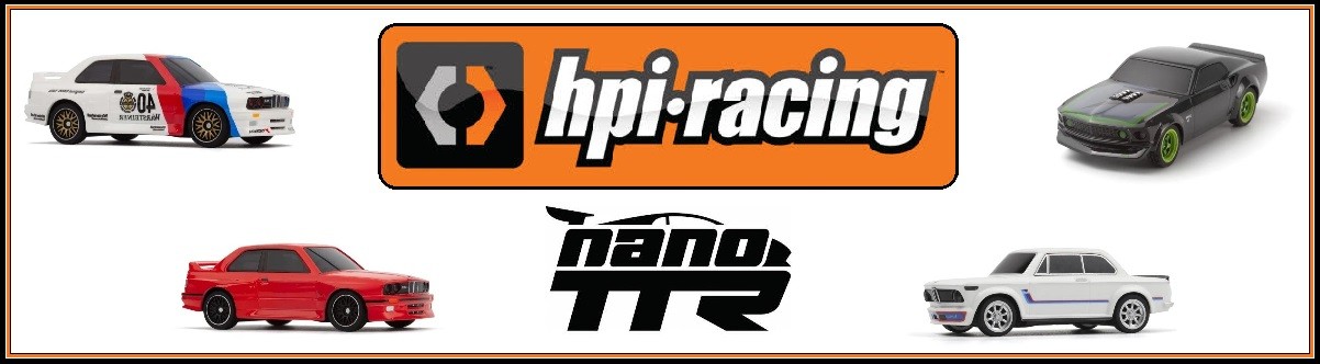 Retrouvez toutes nos voitures de la taille d'une Hot Wheels: Nano TTR de chez HPI Racing 