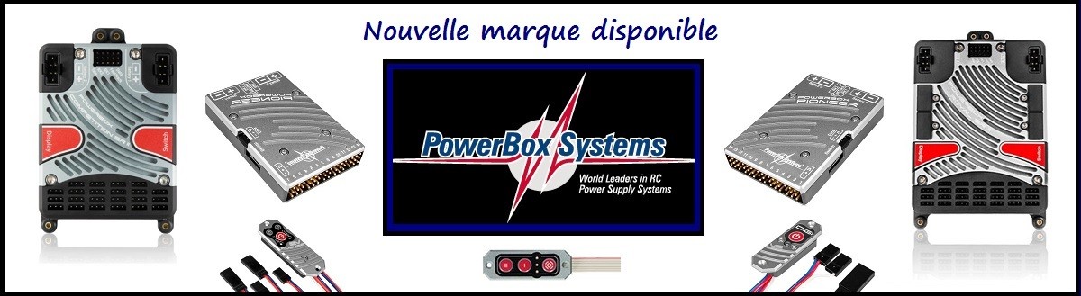 Retrouvez ici toutes nox PowerBox comme la Pioneer, Competition SR2, Royal SR2...